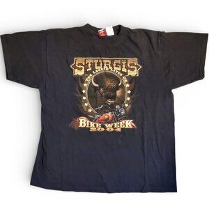 Vintage Sturgis Bike Week 2004 Buffalo The Legend Lives On Graphic T Shirt Y2k